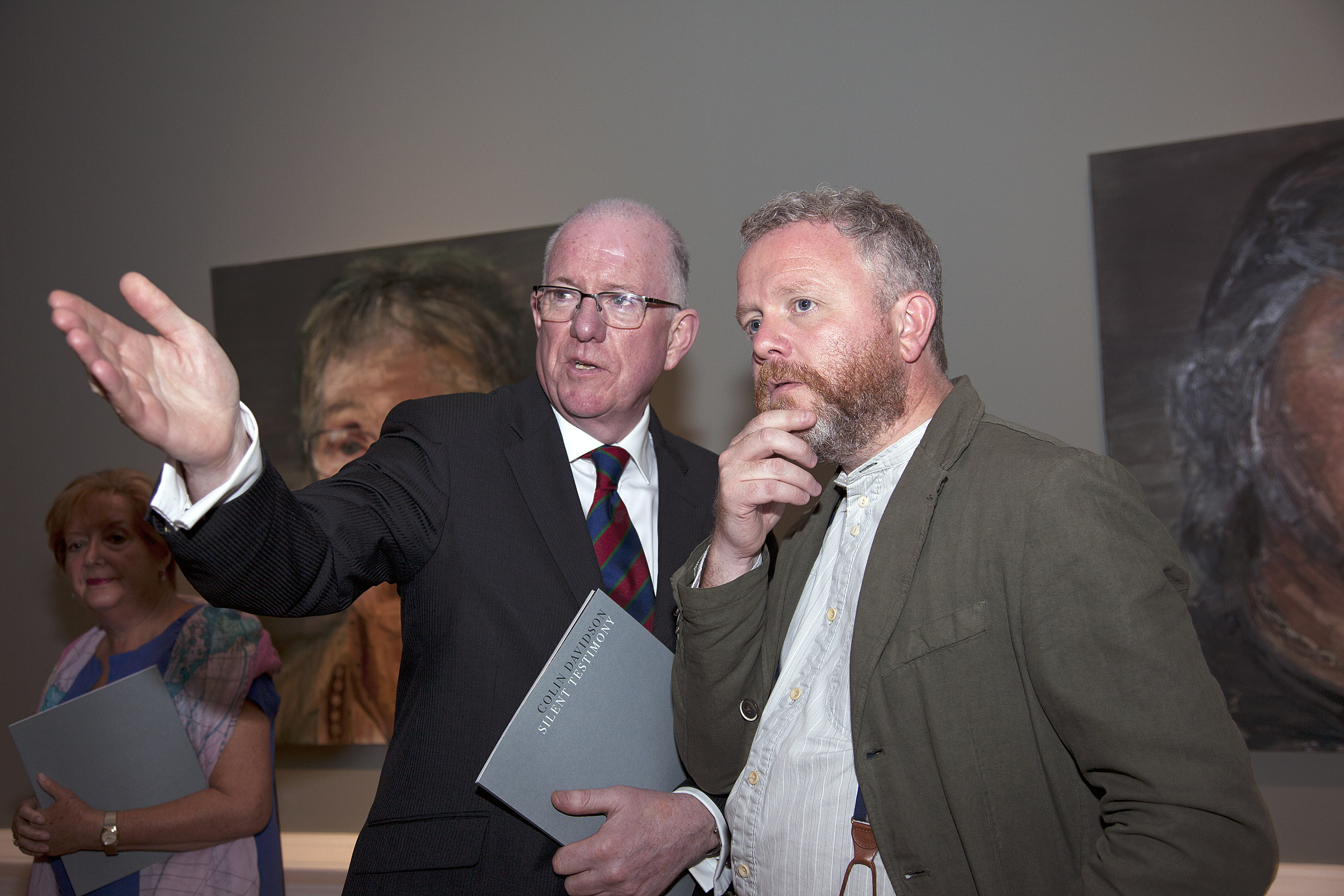 © Kevin Cooper unless specified otherwise below Copyright © Kevin Cooper Photoline NUJ: Mr Charlie Flanagan T.D., with artist Charlie Flanagan: © Kevin Cooper unless specified otherwise below
