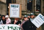 NUJ support © Mansoor Hassan